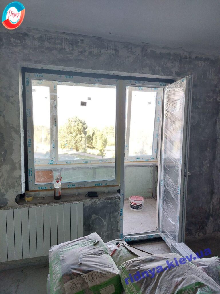 Балконный блок Veka Киев фото работы ™RIDNYA